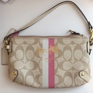 Signature coach purse